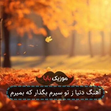 آهنگ دنیا ز تو سیرم بگذار که بمیرم آهنگ دنیا ز تو سیرم بگذار که بمیرم