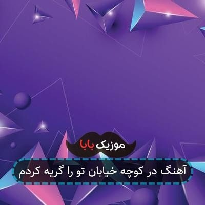 آهنگ در کوچه خیابان تو را گریه کردم