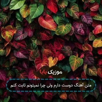 متن آهنگ دوست دارم ولی چرا نمیتونم ثابت کنم