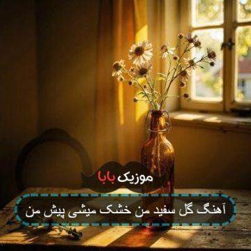 آهنگ گل سفید من خشک میشی پیش من