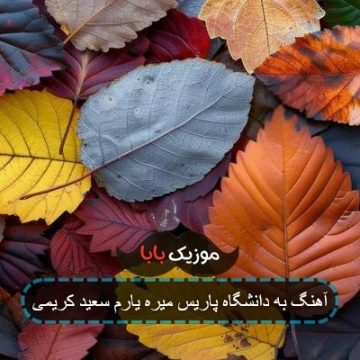 آهنگ به دانشگاه پاریس میره یارم سعید کریمی