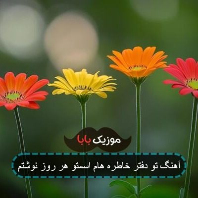 آهنگ تو دفتر خاطره هام اسمتو هر روز نوشتم