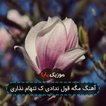 آهنگ مگه قول ندادی ک تنهام نذاری