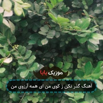 آهنگ گذر نکن ز کوی من ای همه آرزوی من