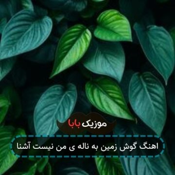 اهنگ گوش زمین به ناله ی من نیست آشنا اهنگ گوش زمین به ناله ی من نیست آشنا