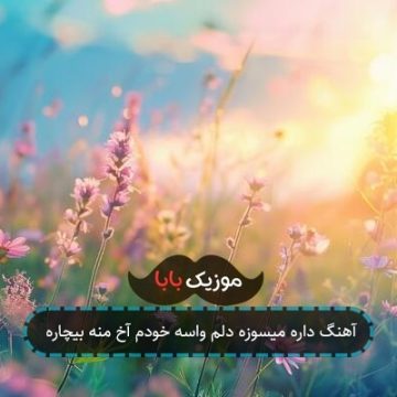 آهنگ داره میسوزه دلم واسه خودم آخ منه بیچاره