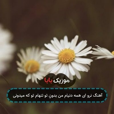 آهنگ نرو ای همه دنیام من بدونِ تو تنهام تو که میدونی