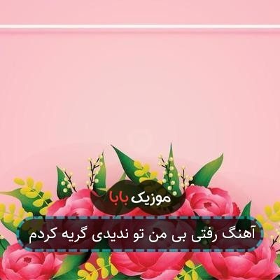 آهنگ رفتی بی من تو ندیدی گریه کردم