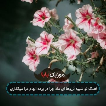 آهنگ تو شبیه آرزوها ای ماه چرا در پرده ابهام مرا میگذاری