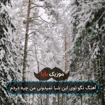 آهنگ نگو توی این شبا نمیدونی من چیه دردم