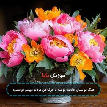 آهنگ تو شدی خلاصه تو سه تا حرف من ماه تو میشم تو ستارم