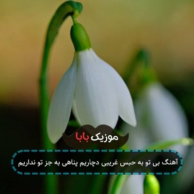 آهنگ بی تو به حبس غریبی دچاریم پناهی به جز تو نداریم آهنگ بی تو به حبس غریبی دچاریم پناهی به جز تو نداریم