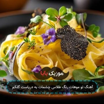 آهنگ تو موهات رنگ طلاس چشمات به دریاست گلکم