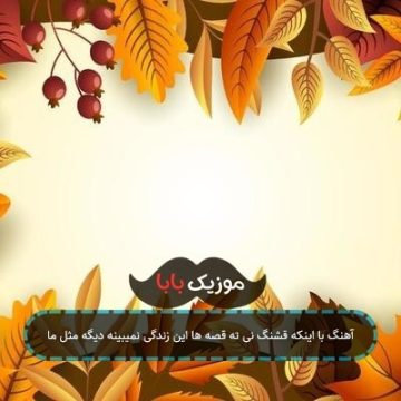 آهنگ با اینکه قشنگ نی ته قصه ها این زندگی نمیبینه دیگه مثل ما