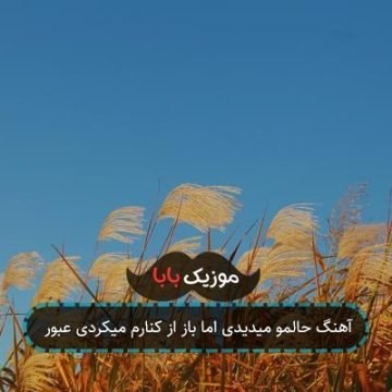 آهنگ حالمو میدیدی اما باز از کنارم میکردی عبور آهنگ حالمو میدیدی اما باز از کنارم میکردی عبور