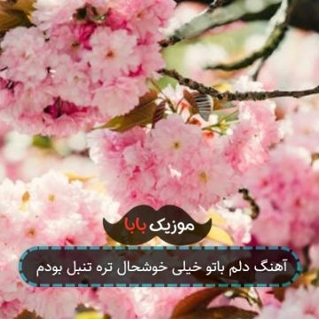 آهنگ دلم باتو خیلی خوشحال تره تنبل بودم