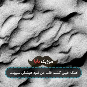 آهنگ خیلی گشتم قلب من نبود هیشکی شبیهت
